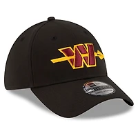 Men's New Era Black Washington Commanders Alternate 39THIRTY Flex Hat