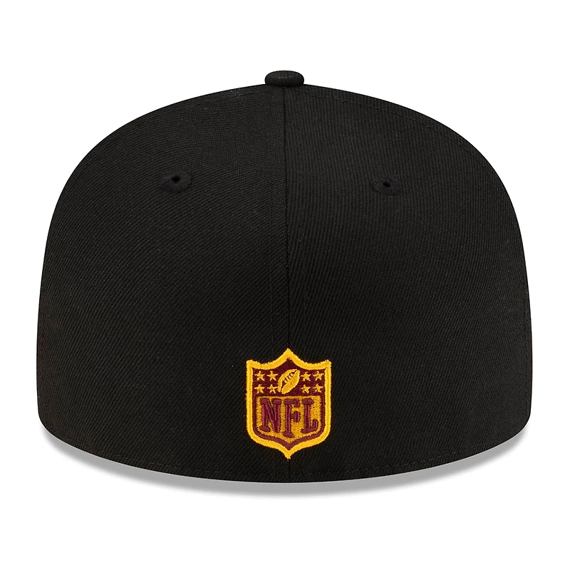 Men's New Era Black Washington Commanders Alternate 59FIFTY Fitted Hat