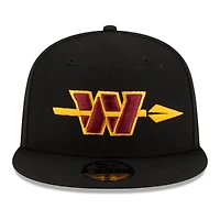 Men's New Era Black Washington Commanders Alternate 9FIFTY Snapback Hat