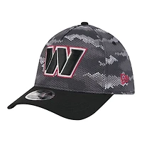 Men's New Era  Black Washington Commanders Camo A-Frame 39THIRTY Flex Hat