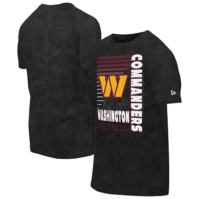 Men's New Era Black Washington Commanders Enzyme Washed Oversized T-Shirt