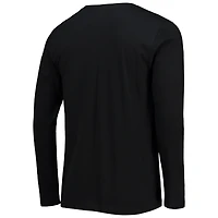 T-shirt à manches longues noir Washington Commanders New Era pour homme