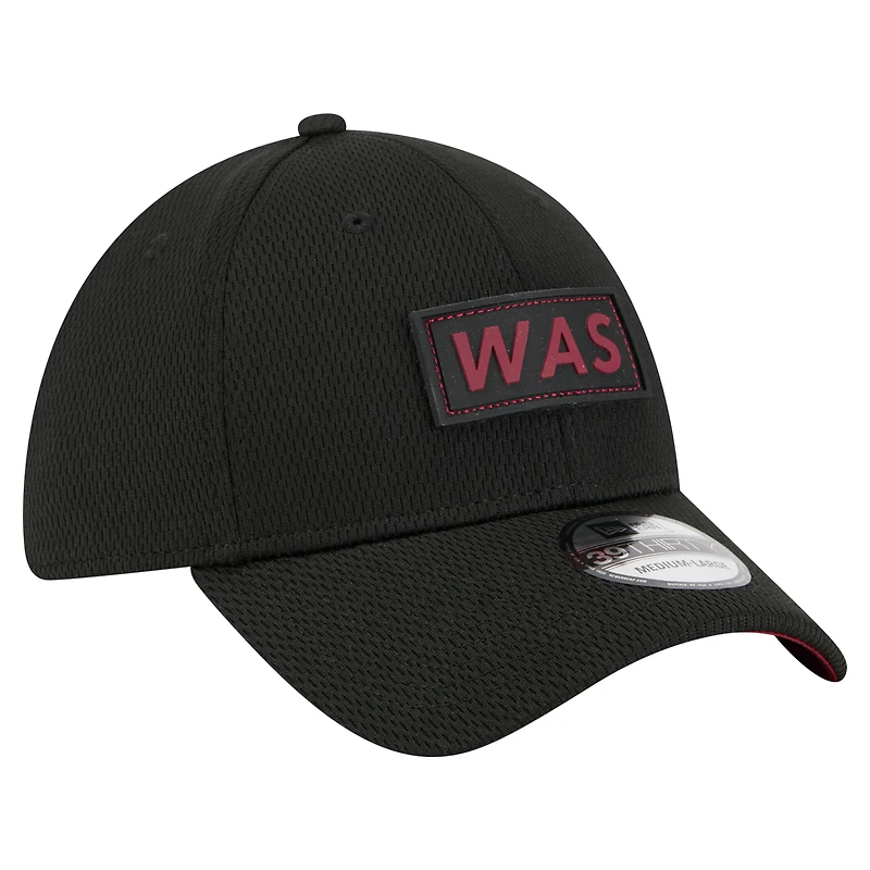 Men's New Era  Black Washington Commanders Scoreboard 39THIRTY Flex Hat