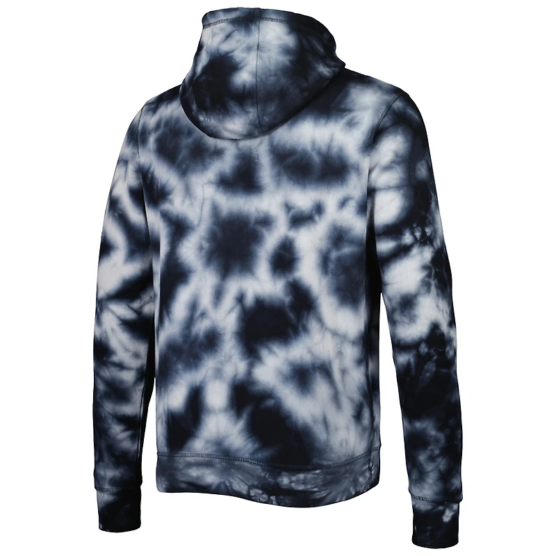 Men's New Era Black Washington Commanders Team Tie-Dye Pullover Hoodie