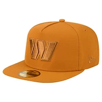 Men's New Era  Brown Washington Commanders Color Pack A-Frame 59FIFTY Fitted Hat
