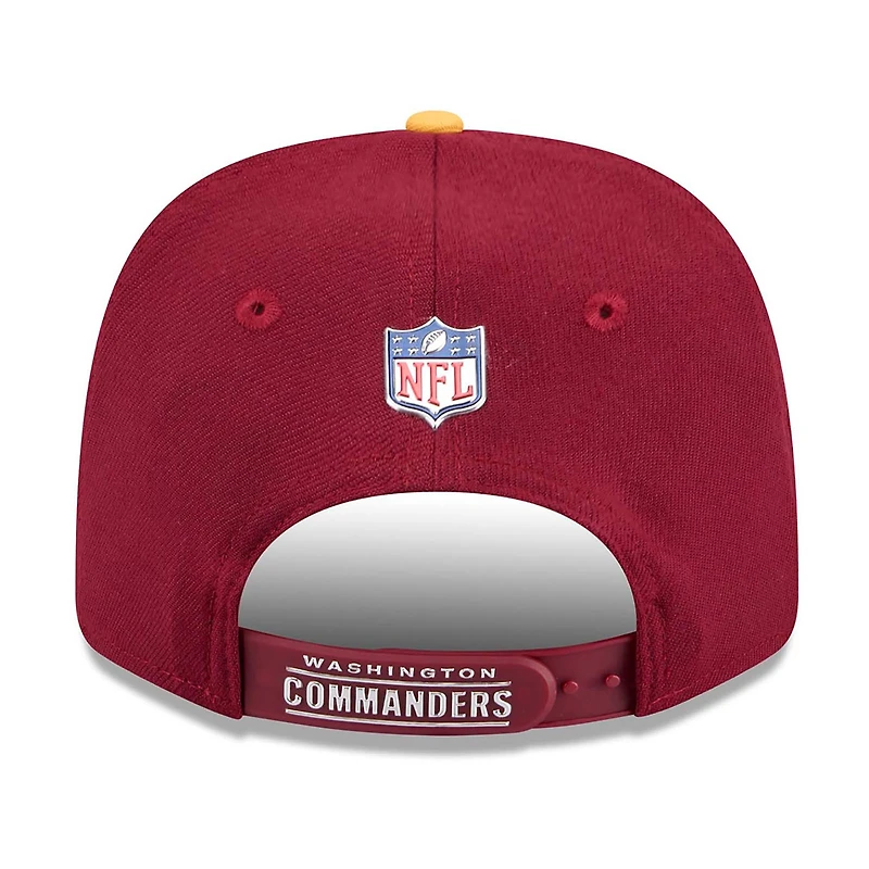 Men's New Era  Burgundy/Gold Washington Commanders 2026 NFL Draft 9SEVENTY Adjustable Hat