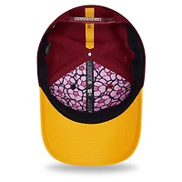 Casquette ajustable New Era bordeaux/or Washington Commanders 2026 NFL Draft 9SEVENTY pour homme