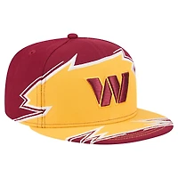Men's New Era  Burgundy/Gold Washington Commanders Break 59FIFTY Fitted Hat