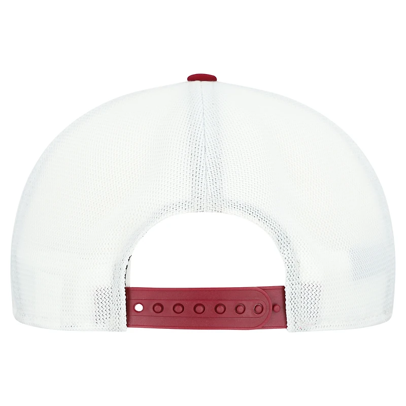 Men's New Era Burgundy/White Washington Commanders Patch 19TWENTY Adjustable Hat