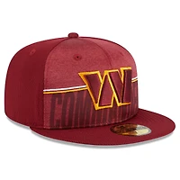 Men's New Era Burgundy Washington Commanders 2023 NFL Training Camp 59FIFTY Fitted Hat