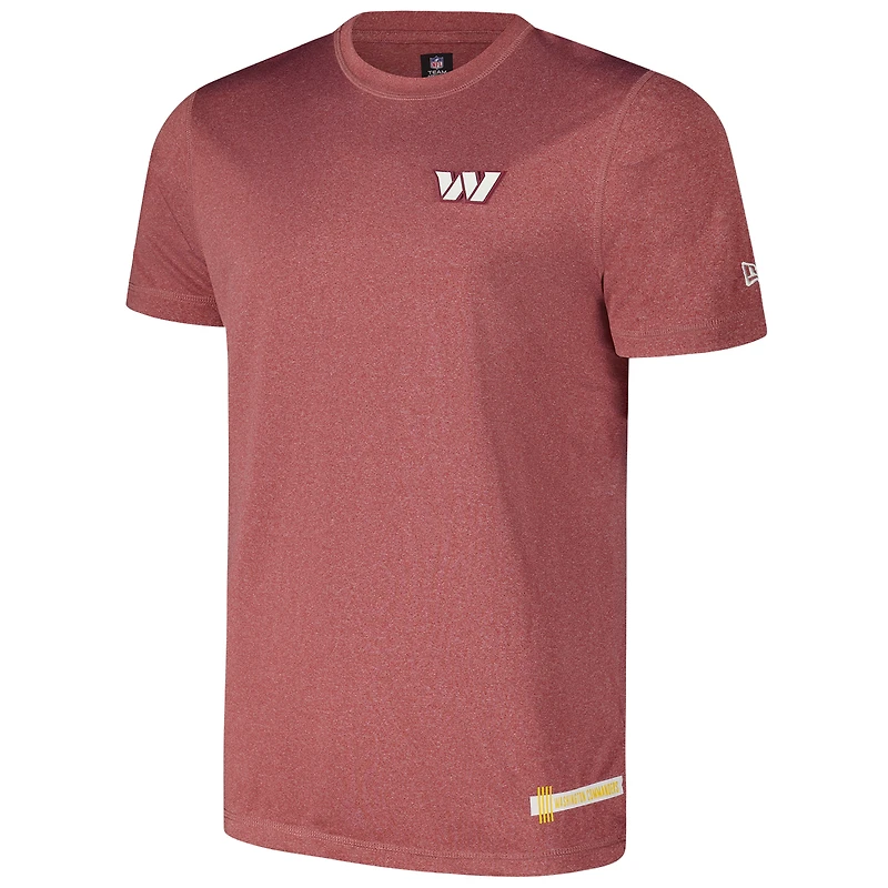 T-shirt New Era bordeaux Washington Commanders 2024 NFL Training Camp pour homme