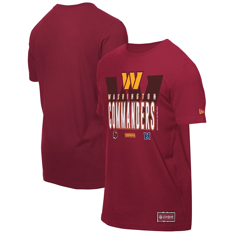 Men's New Era  Burgundy Washington Commanders 2025 NFL Training Camp T-Shirt