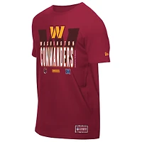 Men's New Era  Burgundy Washington Commanders 2025 NFL Training Camp T-Shirt