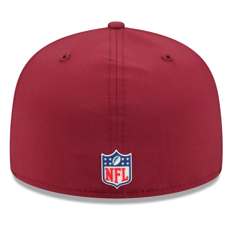 Men's New Era Burgundy Washington Commanders 2025 Sideline 59FIFTY Fitted Hat