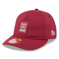 Casquette ajustée New Era 59FIFTY bordeaux Washington Commanders 2025 Sideline Retro Crown pour homme