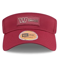 Visière latérale bordeaux New Era Washington Commanders 2025 pour homme