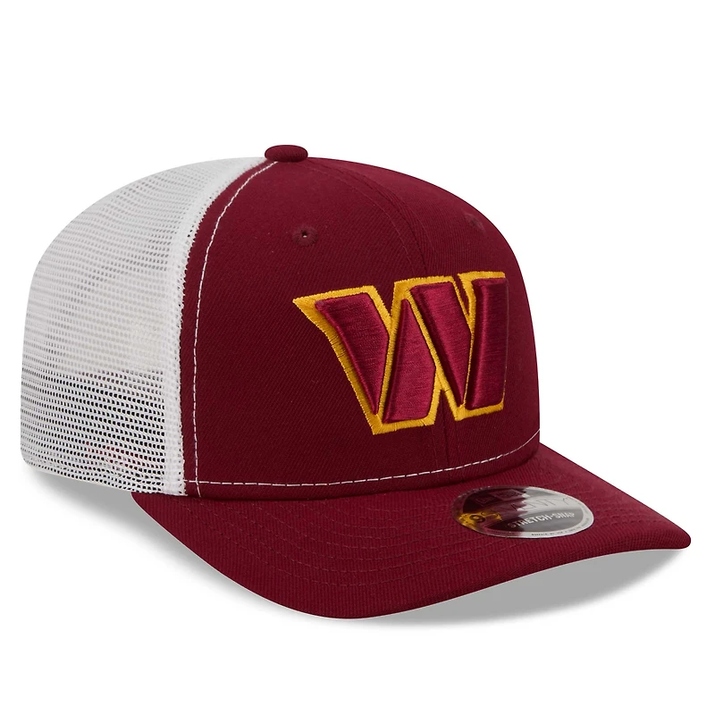 Men's New Era  Burgundy Washington Commanders 9SEVENTY Trucker Adjustable Hat