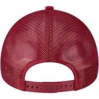 Casquette ajustable 9FORTY New Era Washington Commanders A-Frame Trucker bourgogne pour homme