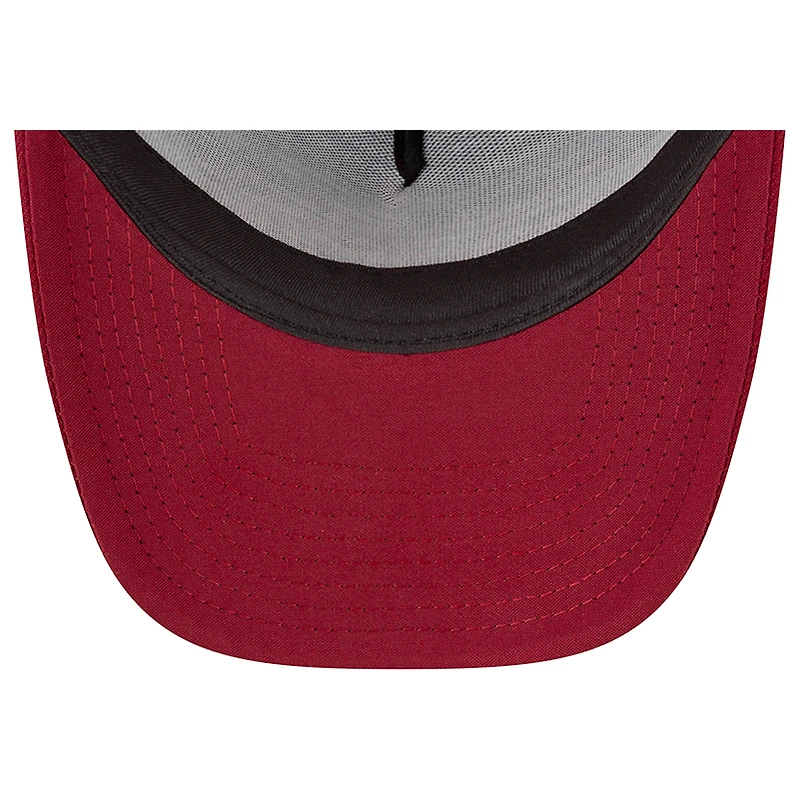 Casquette ajustable 9FORTY New Era Washington Commanders A-Frame Trucker bourgogne pour homme