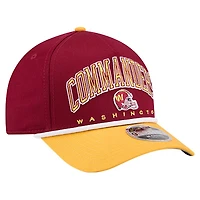 Casquette ajustable New Era 9FORTY A-Frame bordeaux Washington Commanders pour homme