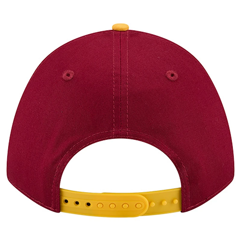 Casquette ajustable New Era 9FORTY A-Frame bordeaux Washington Commanders pour homme