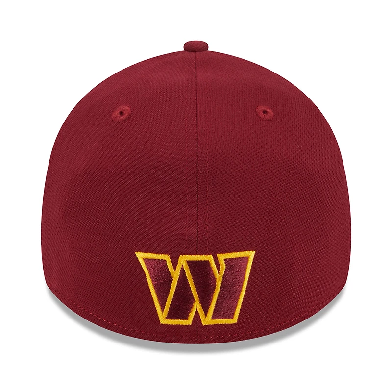 Men's New Era Burgundy Washington Commanders City Originals 39THIRTY Flex Hat