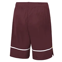 Short d'entraînement New Era Washington Commanders Combine Authentic Rusher bourgogne pour homme