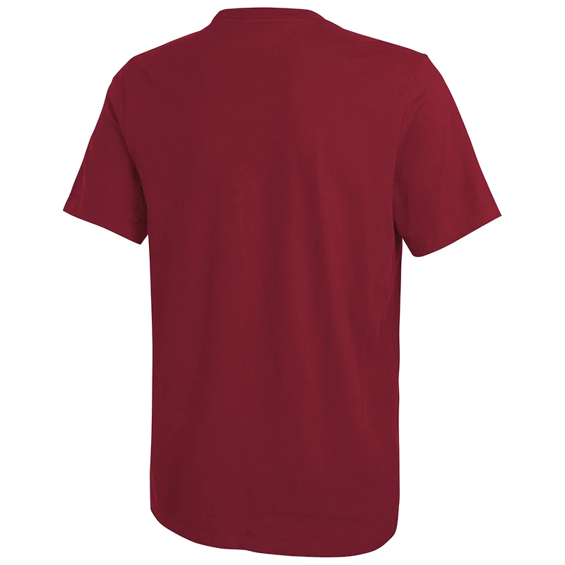 T-shirt New Era bordeaux Washington Commanders Combine Authentic Training Huddle Up pour hommes