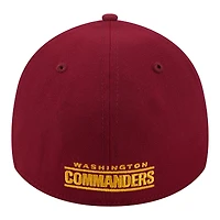 Men's New Era  Burgundy Washington Commanders Core Team 39THIRTY Flex Hat