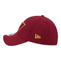 Casquette New Era Flex 39THIRTY bordeaux Washington Commanders Core Team pour homme
