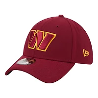Casquette New Era Flex 39THIRTY bordeaux Washington Commanders Core Team pour homme