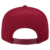 Men's New Era  Burgundy Washington Commanders Core Team Script 9FIFTY Snapback Hat