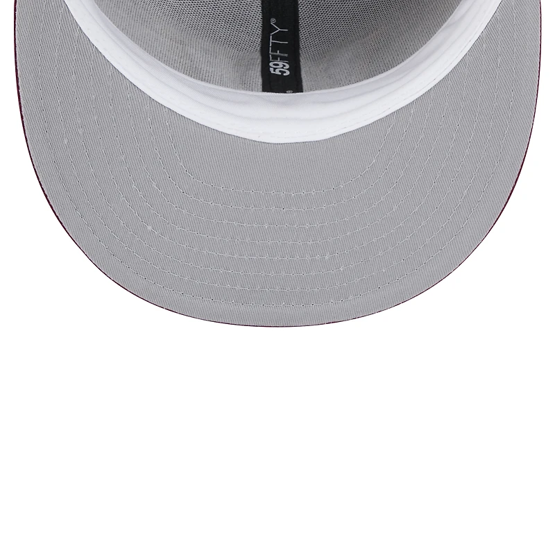 Men's New Era Burgundy Washington Commanders  Main 59FIFTY Fitted Hat