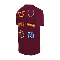 Men's New Era  Burgundy Washington Commanders Match T-Shirt