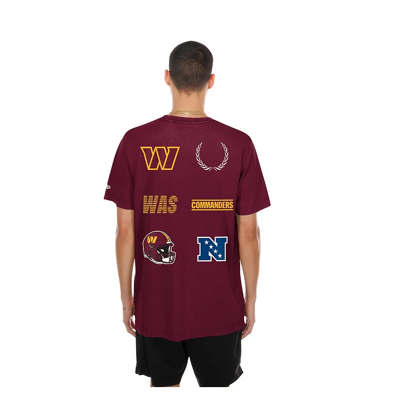 Men's New Era  Burgundy Washington Commanders Match T-Shirt