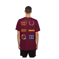 Men's New Era  Burgundy Washington Commanders Match T-Shirt