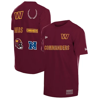 T-shirt New Era bordeaux Washington Commanders Match pour homme