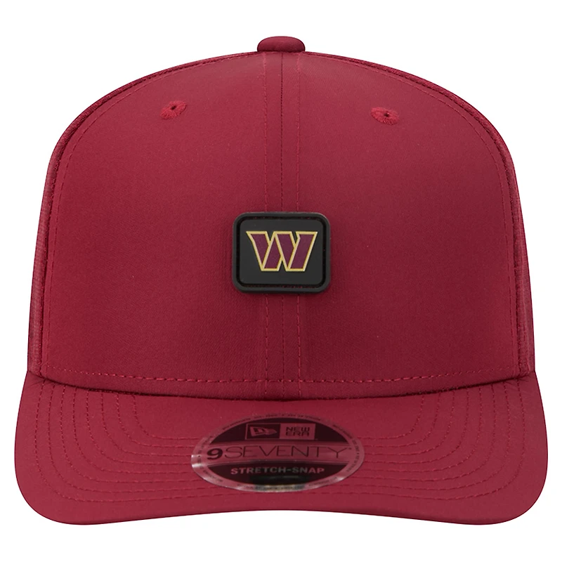 Casquette ajustable New Era pour homme, bordeaux, Washington Commanders Micro Badge 9SEVENTY
