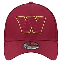 Casquette 39THIRTY Flex bordeaux Washington Commanders Outline pour homme de New Era