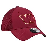 Casquette 39THIRTY Flex bordeaux Washington Commanders Outline pour homme de New Era