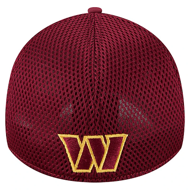 Casquette 39THIRTY Flex bordeaux Washington Commanders Outline pour homme de New Era
