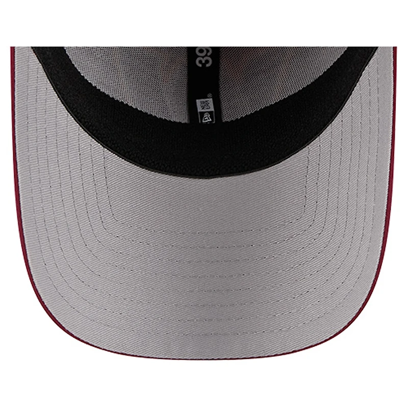 Casquette 39THIRTY Flex bordeaux Washington Commanders Outline pour homme de New Era