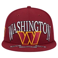 Men's New Era Burgundy Washington Commanders  Oversized 59FIFTY Fitted Hat