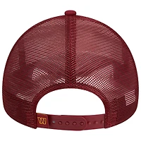 Casquette réglable 9FORTY Stacked A-Frame Trucker 9FORTY bordeaux Washington Commanders pour hommes