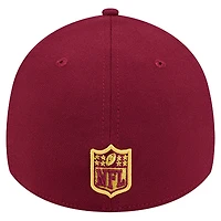 Men's New Era Burgundy Washington Commanders Stripes 39THIRTY Flex Hat