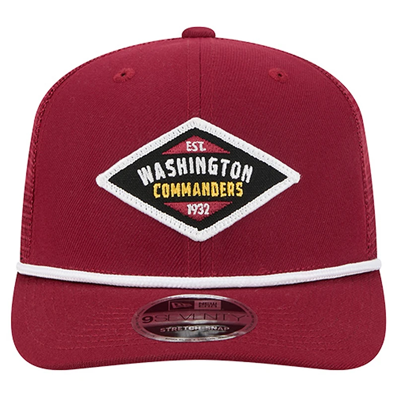 Men's New Era Burgundy Washington Commanders Team 9SEVENTY Adjustable Hat