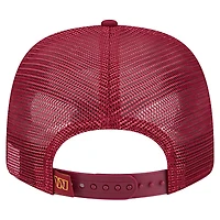 Casquette ajustable 9SEVENTY bordeaux New Era pour homme des Washington Commanders