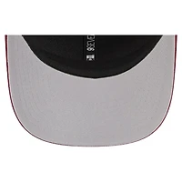 Casquette ajustable 9SEVENTY bordeaux New Era pour homme des Washington Commanders