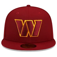 Men's New Era Burgundy Washington Commanders Team Basic 59FIFTY Fitted Hat