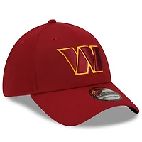 Men's New Era Burgundy Washington Commanders Team Classic 39THIRTY Flex Hat